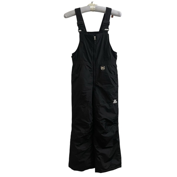 ❄️🎥 ZeroXposur Black Kids Snow Bib Jumpsuit. Unisex Medium (10-12) - Picture 1 of 10
